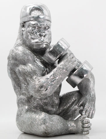 Electroplated Gym Gorilla Ornament