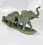 Follow The Leader Troop of Elephants Ornament