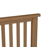 Oak & Hardwood Rustic Single Bed