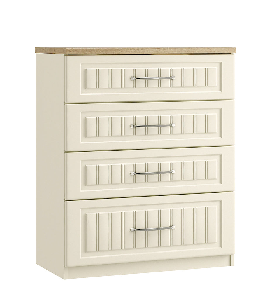 Portofino 4 Drawer Chest of Drawers (with One Deep Drawer