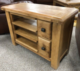 Weathered Oak Small TV Unit