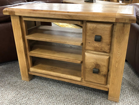 Weathered Oak Small TV Unit