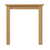 Oak & Hardwood Rustic Small Fixed Top Square Dining Table