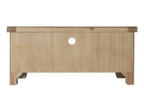 Warm Rustic Oak Effect Small TV Stand
