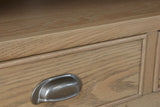Warm Rustic Oak Effect Small TV Stand