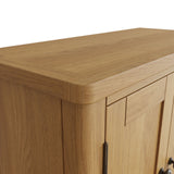 Oak & Hardwood Rustic Small Sideboard