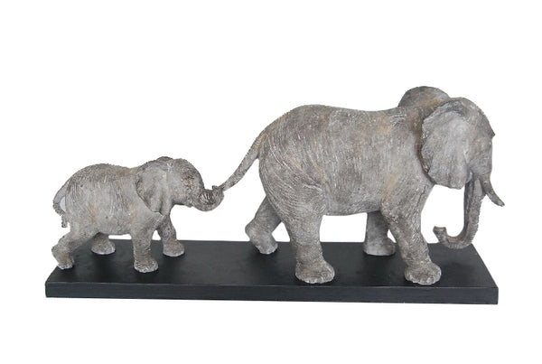 Follow the Leader Parent & Baby Elephant Ornament