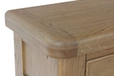 Warm Rustic Oak Effect Telephone Stand