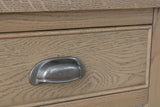 Warm Rustic Oak Effect Telephone Stand