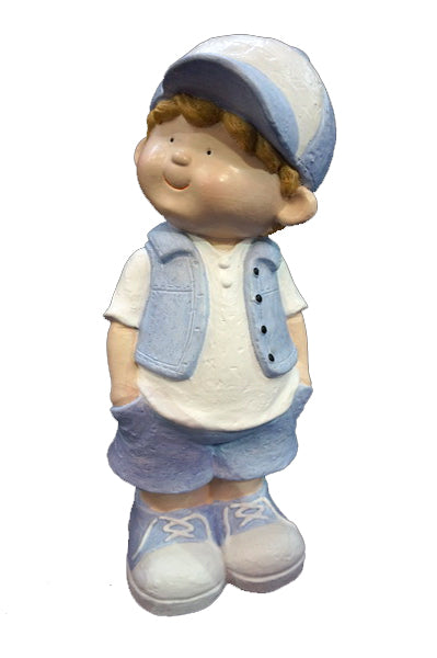 City Kidz Boy in Blue Standing Ornament