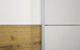 Kobi Korbach Alpine White & Wotan Oak Colour 2 Door Sliding Wardrobe