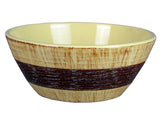 Colourama Hand Painted Red Flower Fruit Bowl