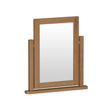 Oak & Hardwood Rustic Dressing Table Trinket Mirror