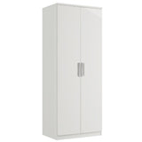 Milan High Gloss Double Tall Wardrobe