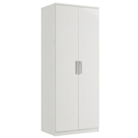 Milan High Gloss Double Tall Wardrobe