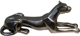 Pewter Styled Resting Panther Ornament