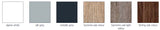 Pelligrino Mirrored Door Sliding Wardrobe - White, Oak or Grey
