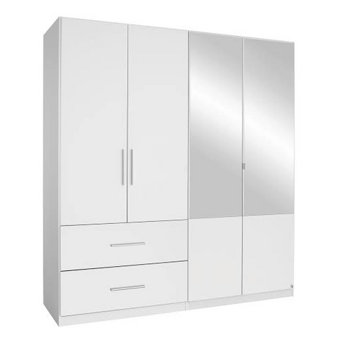 Alvor Contrast Mirrored Wardrobe