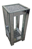 Crushed Diamante Narrow Side Table