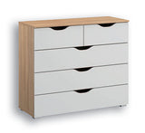 Attwood Alpine White 2 Over 3 Drawer Chest of Drawers