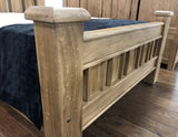 Weathered Oak Double Bed