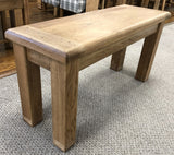 Weathered Oak Dining Bench