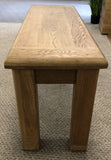 Weathered Oak Dining Bench