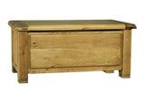 Weathered Oak Rustic Reclaimed Distressed Blanket Box