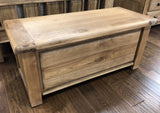 Weathered Oak Blanket Box