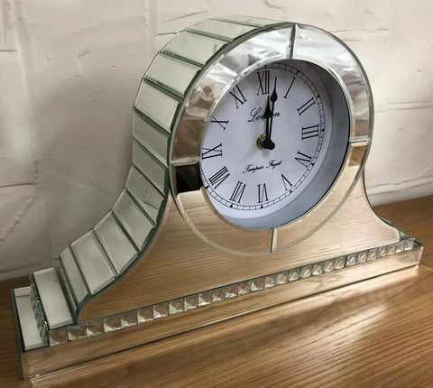 Napoleon Crystal Strip Mantle Clock