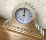 Napoleon Crystal Strip Mantle Clock