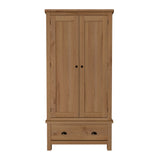Oak & Hardwood Rustic Wardrobe