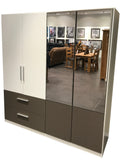 Alvor Contrast Mirrored Wardrobe