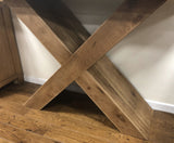 Maxi Oak X Shape Bar Table