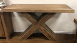 Maxi Oak X Shape Bar Table