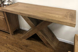 Maxi Oak X Shape Bar Table