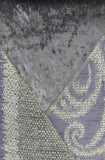 Crushed Velvet Fabric Chair Available in Steel, Grey, Heather Purple and Silver