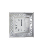 Crystal Decor Square Floating Jewel Wall Clock