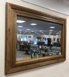 Weathered Oak Dining Room Mirror