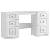 Lazio Sculptured 6 Drawer Dressing Table