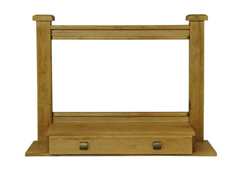 Weathered Oak Dressing Table Mirror