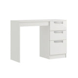 Milan High Gloss Single Dressing Table with 3 Drawers