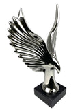 Silver Electroplated Ceramic Eagle Wings Ornament