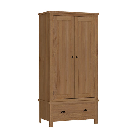 Oak & Hardwood Rustic Wardrobe