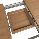 Fresh White with Oak Tops 1.2m Extending Dining Table