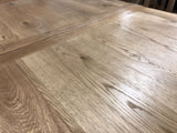 Weathered Oak Small Extending Butterfly Dining Table & 6 Chairs