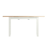 Fresh White with Oak Tops 1.2m Extending Dining Table