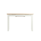Fresh White with Oak Tops 1.2m Extending Dining Table