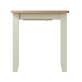 Fresh White with Oak Tops 1.2m Extending Dining Table