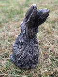 Wood Effect Baby Bunny Rabbit Garden Ornament